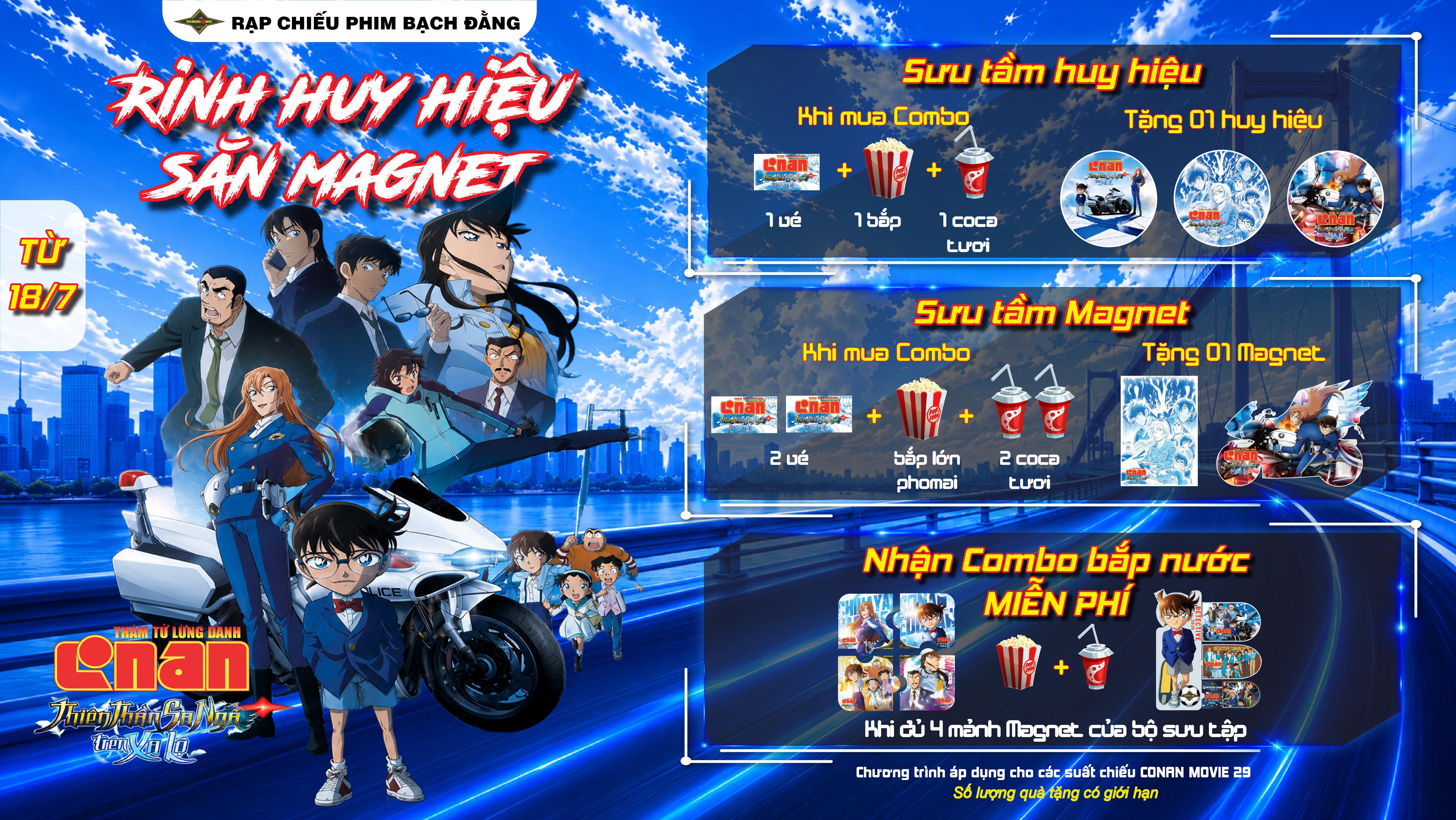 Chương trình xem Conan Movie 29 nhận quà giới hạn tại Bạch Đằng Cinema